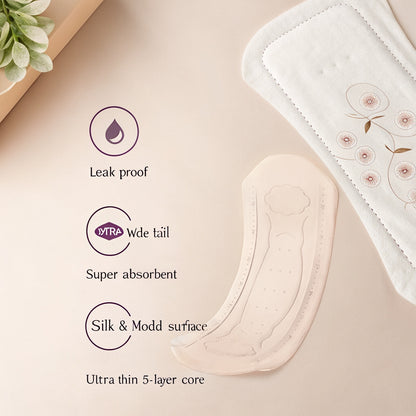 Large Natural Silk Day Pads